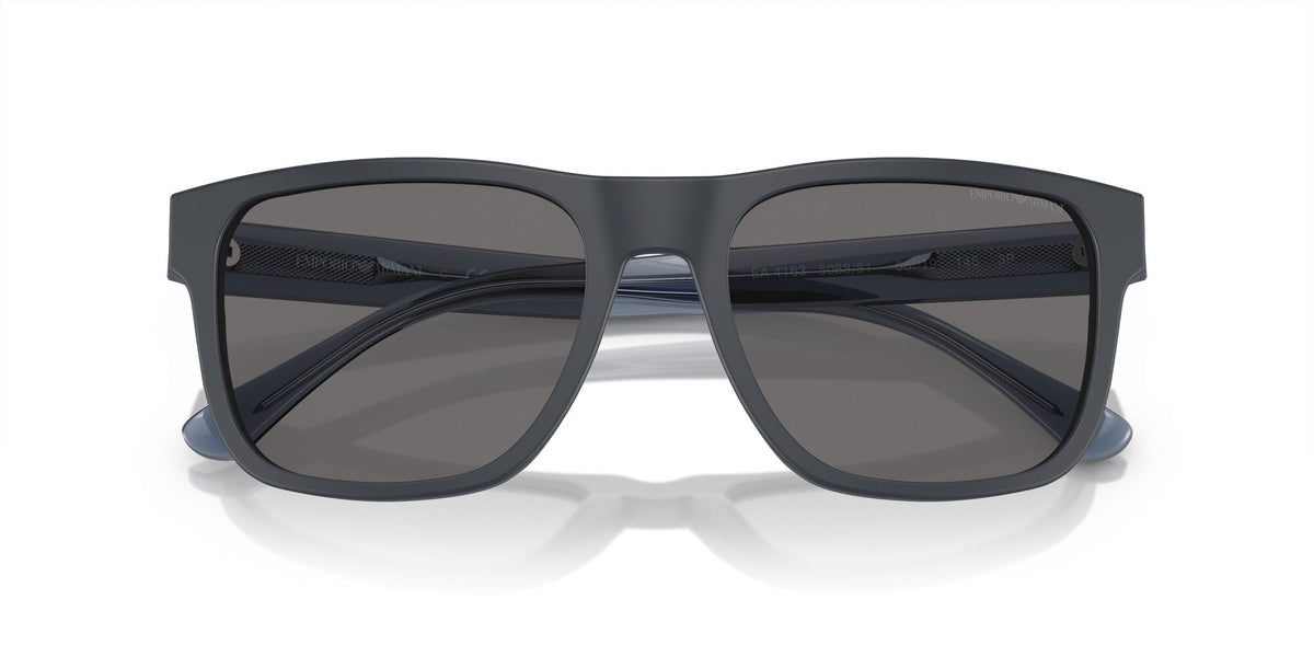 Emporio Armani  0EA4163 508881 56 Matte Blue/ Dark Grey Polar 56 / Cr39 / Acetate / Acetate