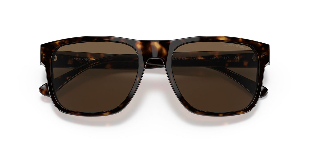 Emporio Armani EA 4163 Shiny Havana / Dark Brown 56 / Polyamide Bio / Acetate / Acetate