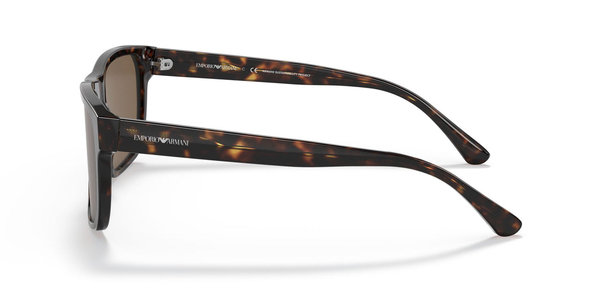 Emporio Armani EA 4163 Shiny Havana / Dark Brown 56 / Plastic / Plastic