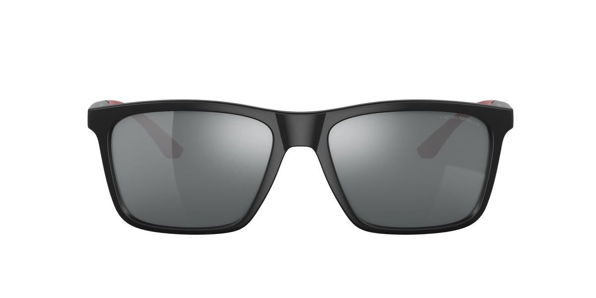 Emporio Armani EA 4170 Matte Black / Light Grey Mirror Black 58 / Polycarbonate / Injected / Molded