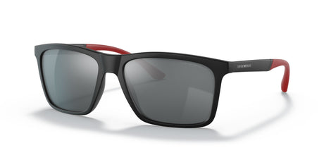 Emporio Armani EA 4170 Matte Black / Light Grey Mirror Black 58 / Plastic / Plastic