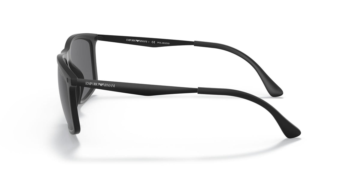 Emporio Armani EA 4171U Matte Black / Polar Grey 57 / Polycarbonate / Injected / Metal