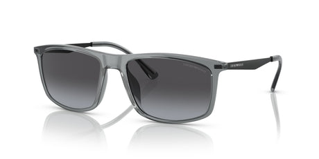 Emporio Armani EA 4171U Shiny Trasparent Grey / Gradient Grey 57 / Plastic / Metal