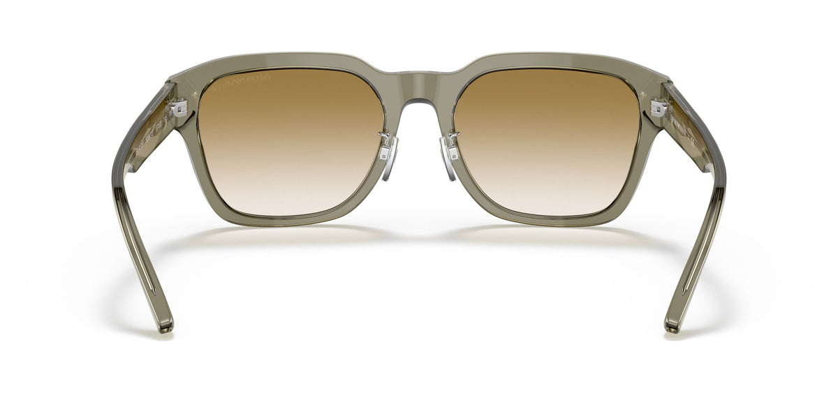 Emporio Armani EA 4175F Shiny Transparent Green / Gradient Brown 57 / Polyamide Bio / Acetate / Acetate