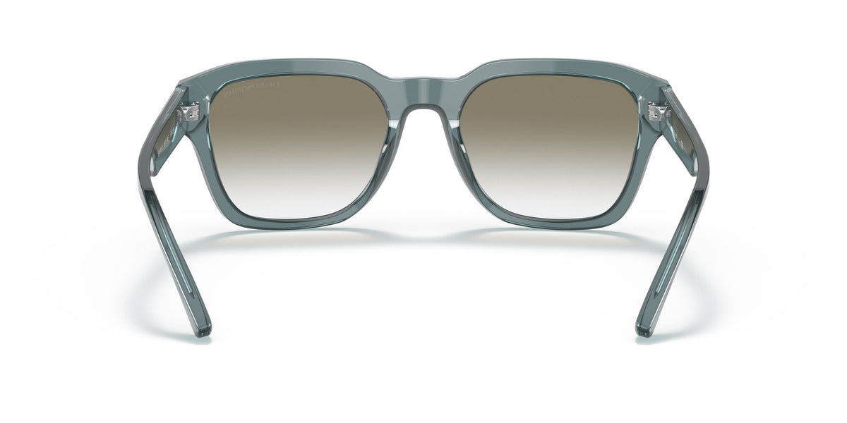 Emporio Armani EA 4175 Shiny Transparent Blue / Gradient Light Grey 55 / Plastic / Plastic
