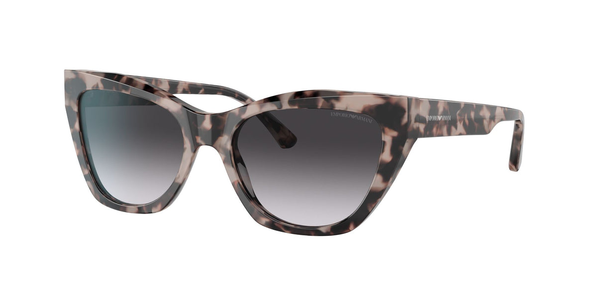 Emporio Armani EA 4176F Shiny Pink Havana / Gradient Grey 55 / Polyamide Bio / Acetate / Acetate