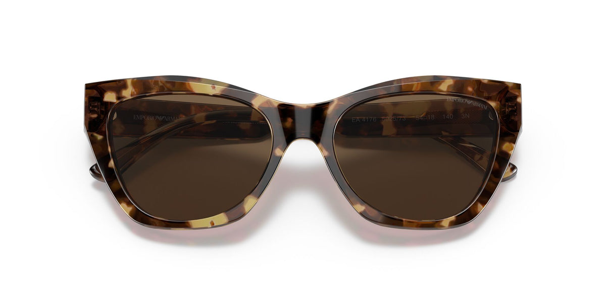 Emporio Armani  0EA4176 502573 54 Shiny Brown Havana/ Brown 54 / Plastic / Plastic