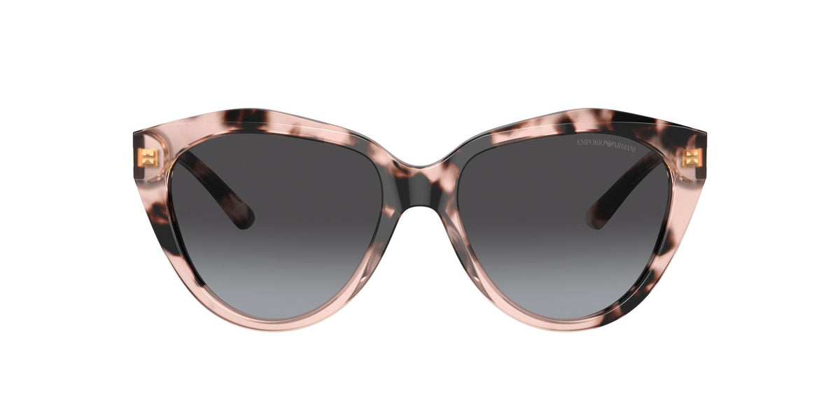 EA 4178 Emporio Armani  Shiny Pink Havana / Grey Gradient 54 54 / Polycarbonate / Acetate / Acetate