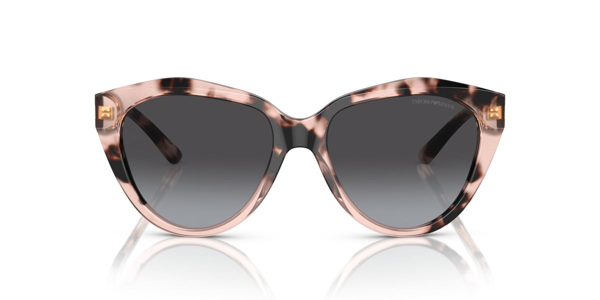 EA 4178 Emporio Armani  Shiny Pink Havana / Grey Gradient 54 54 / Polycarbonate / Acetate / Acetate