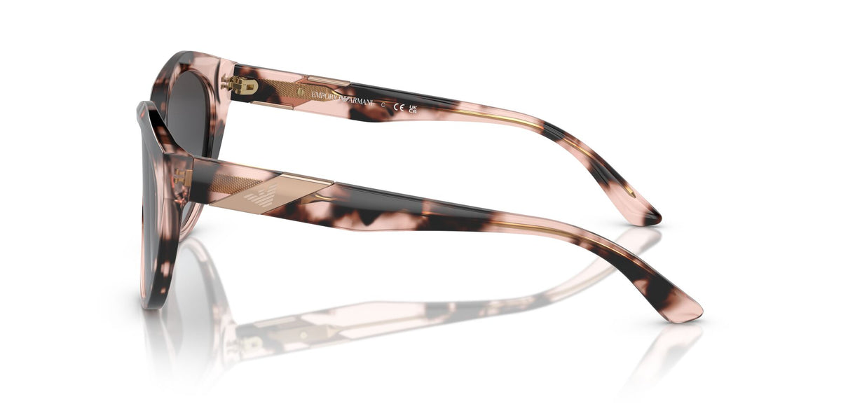 EA 4178 Emporio Armani  Shiny Pink Havana / Grey Gradient 54 54 / Polycarbonate / Acetate / Acetate