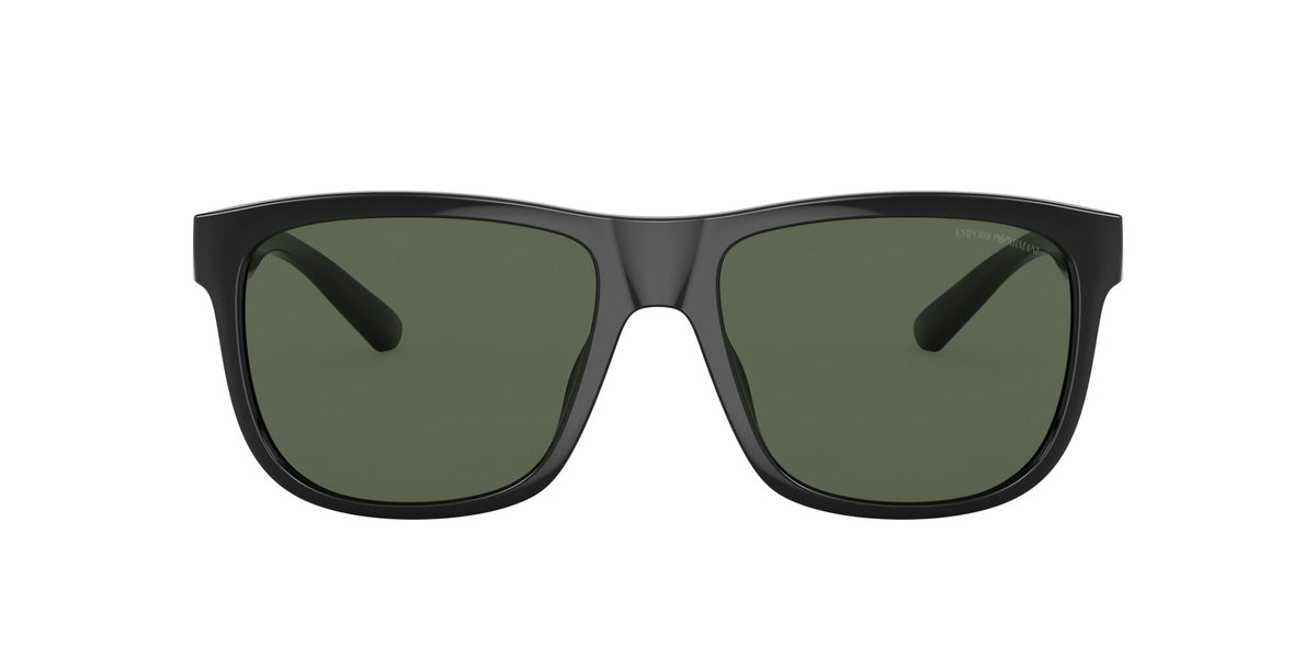 Emporio Armani EA 4182U Shiny Black / Dark Green 57 / Polycarbonate / Injected / Metal