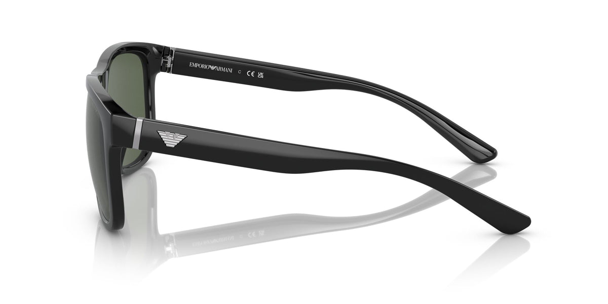 Emporio Armani EA 4182U Shiny Black / Dark Green 57 / Plastic / Plastic