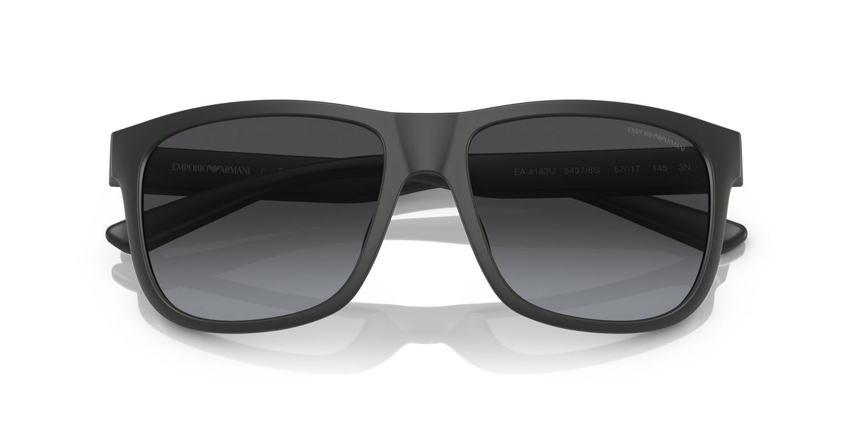 Emporio Armani EA 4182U Matte Grey / Gradient Grey 57 / Polycarbonate / Injected / Metal