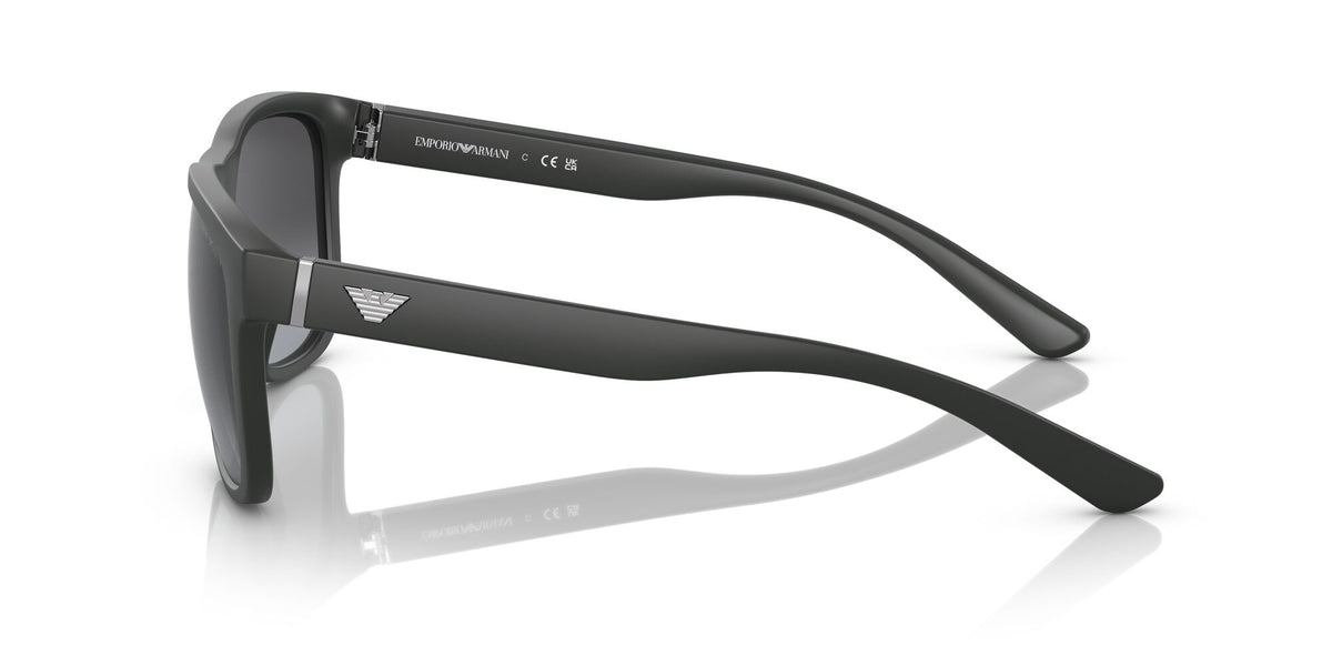Emporio Armani EA 4182U Matte Grey / Gradient Grey 57 / Polycarbonate / Injected / Metal