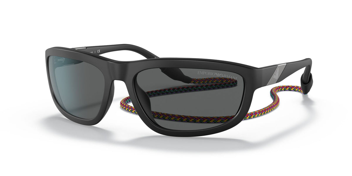 Emporio Armani EA 4183U Matte Black / Dark Grey 64 / Plastic / Plastic
