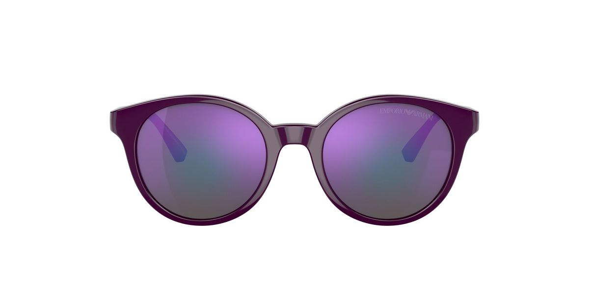 Emporio Armani EA 4185F Shiny Violet / Grey Mirror Violet 47 / Polyamide Bio / Injected / Molded