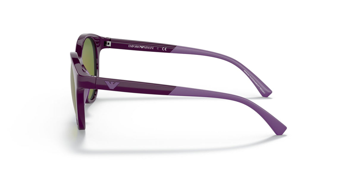 Emporio Armani EA 4185F Shiny Violet / Grey Mirror Violet 47 / Plastic / Plastic