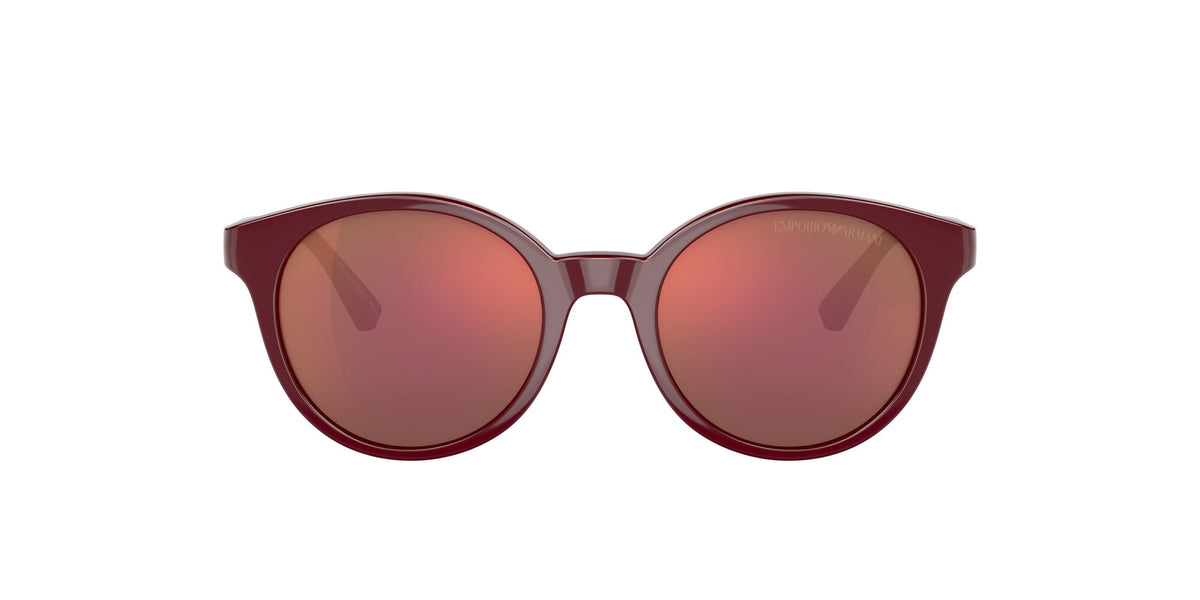 Emporio Armani EA 4185 Shiny Red / Dark Violet Mirror Red 47 / Polyamide Bio / Injected / Molded
