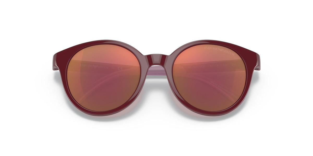Emporio Armani EA 4185 Shiny Red / Dark Violet Mirror Red 47 / Polyamide Bio / Injected / Molded