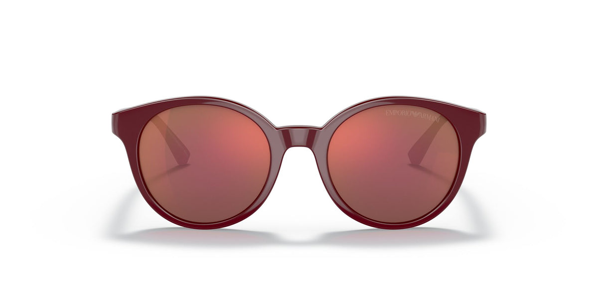 Emporio Armani EA 4185 Shiny Red / Dark Violet Mirror Red 47 / Polyamide Bio / Injected / Molded