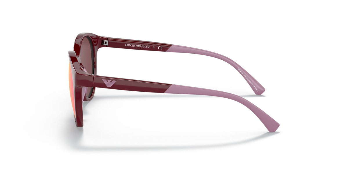 Emporio Armani EA 4185 Shiny Red / Dark Violet Mirror Red 47 / Plastic / Plastic