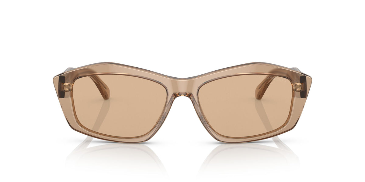 Emporio Armani EA 4187 Shiny Transparent Brown / Light Brown 55 / Plastic