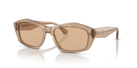 Emporio Armani EA 4187 Shiny Transparent Brown / Light Brown 55 / Plastic