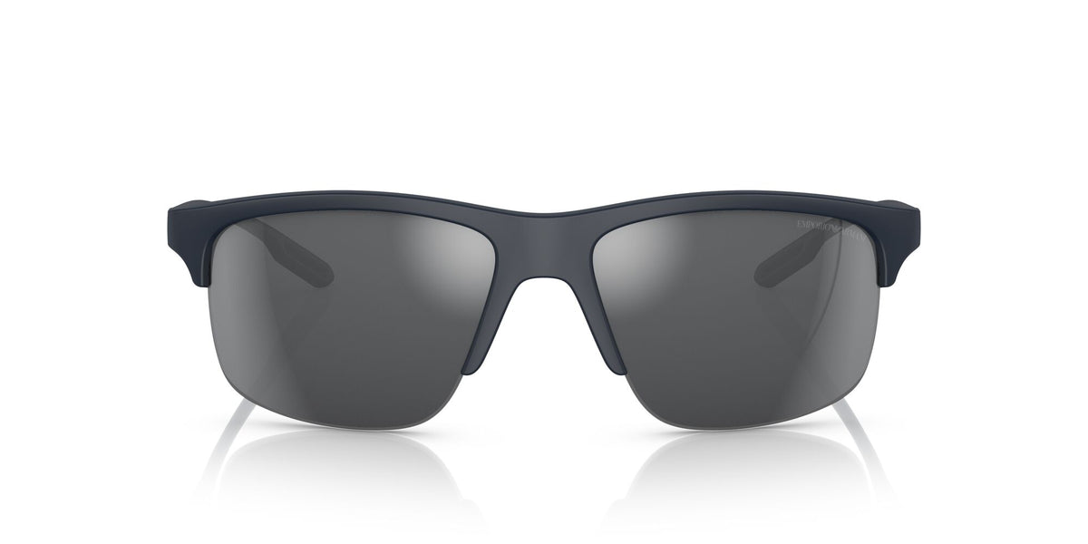 Emporio Armani EA 4188U Matte Blue / Grey Mirror Silver 62 / Polyamide Bio / Injected / Molded