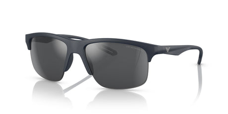 Emporio Armani EA 4188U Matte Blue / Grey Mirror Silver 62 / Polyamide Bio / Injected / Molded