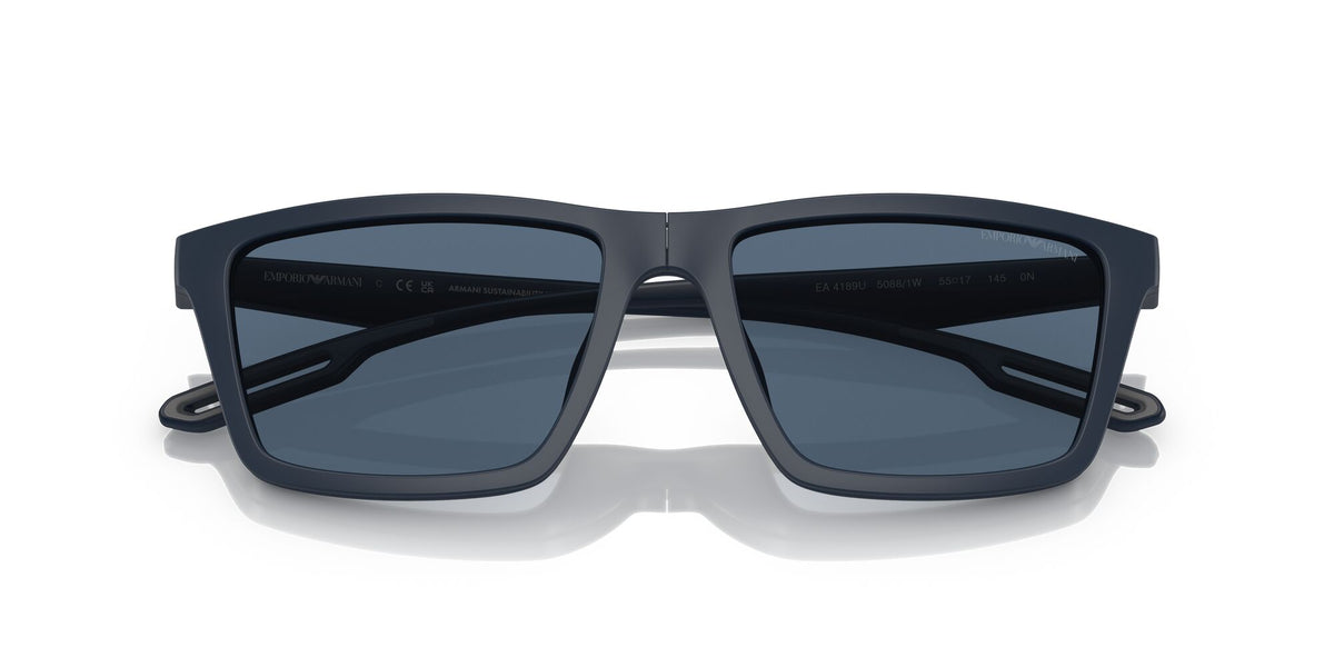Emporio Armani  0EA4189U 50881W 55 Matte Blue/ Clear 55 / Plastic
