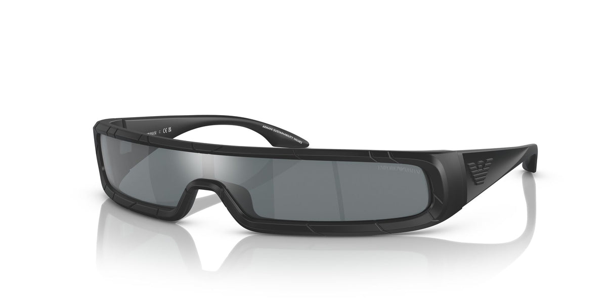 Emporio Armani EA 4190U Rubberised Black / Grey Mirror Black 36 / Polyamide Bio / Injected / Molded