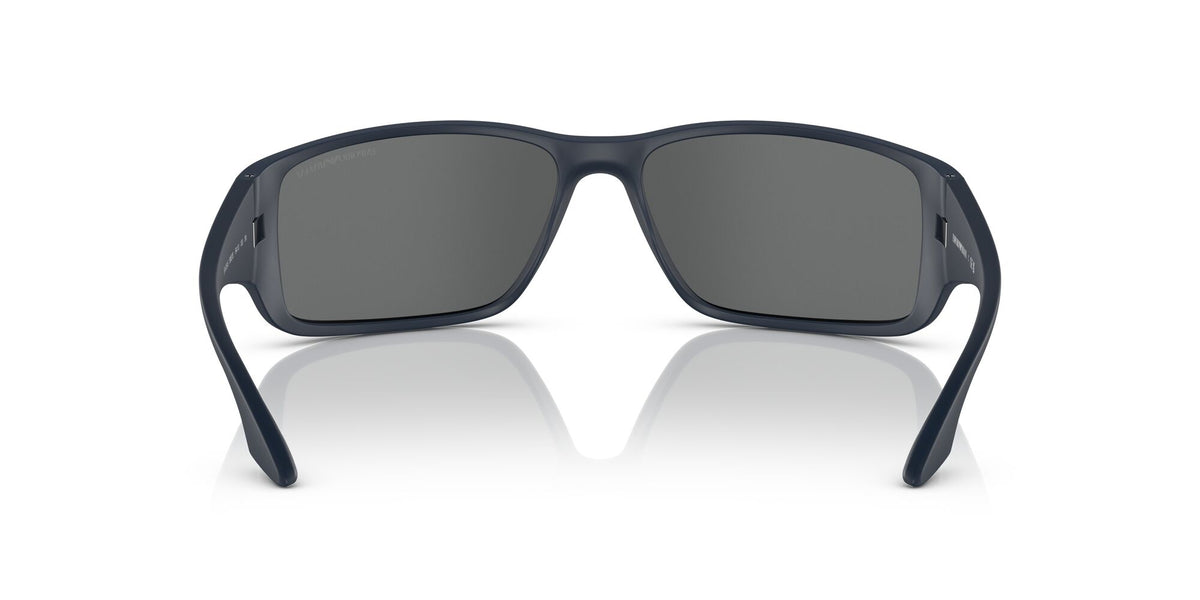 Emporio Armani EA 4191U Rubberised Blue / Dark Blue Mirror Blue 64 / Plastic