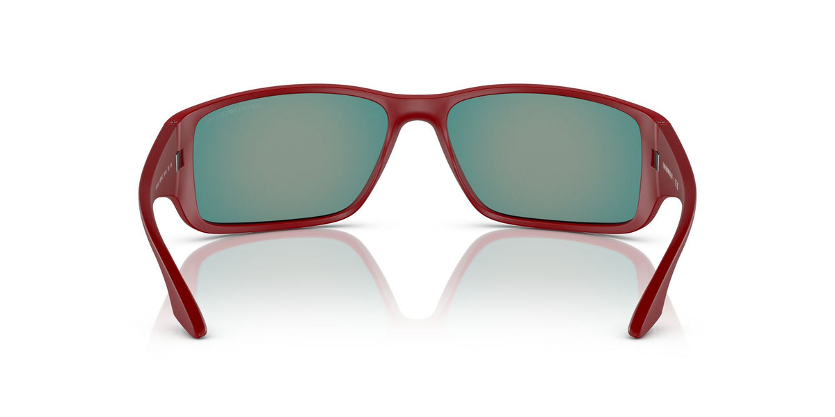 Emporio Armani EA 4191U Rubberised Red / Dark Grey Mirror Red/Yellow 64 / Plastic