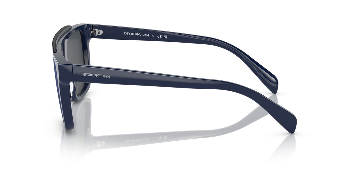 Emporio Armani EA 4193F Shiny Blue / Dark Blue Mirror Blue 31 / Polyamide / Acetate / Acetate