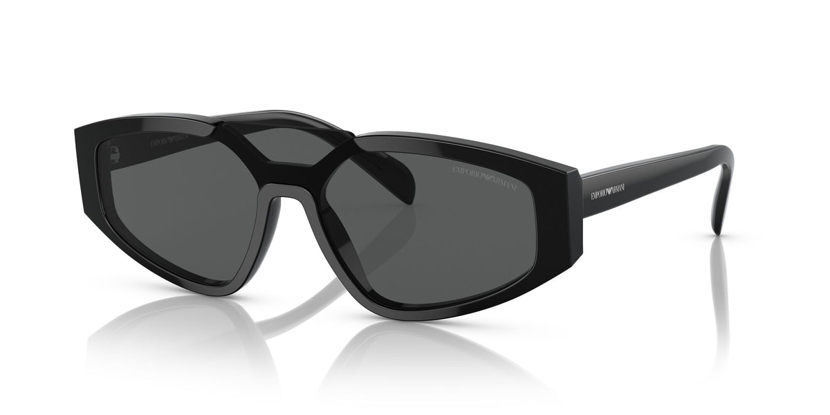 Emporio Armani EA 4194 Shiny Black / Dark Grey 29 / Polyamide / Acetate / Acetate