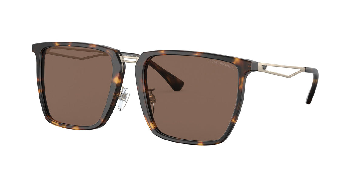 Emporio Armani EA 4196D Matte Havana / Dark Brown 57 / Polycarbonate / Acetate / Metal