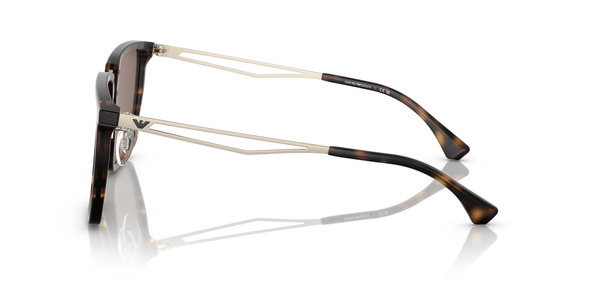 Emporio Armani EA 4196D Matte Havana / Dark Brown 57 / Polycarbonate / Acetate / Metal