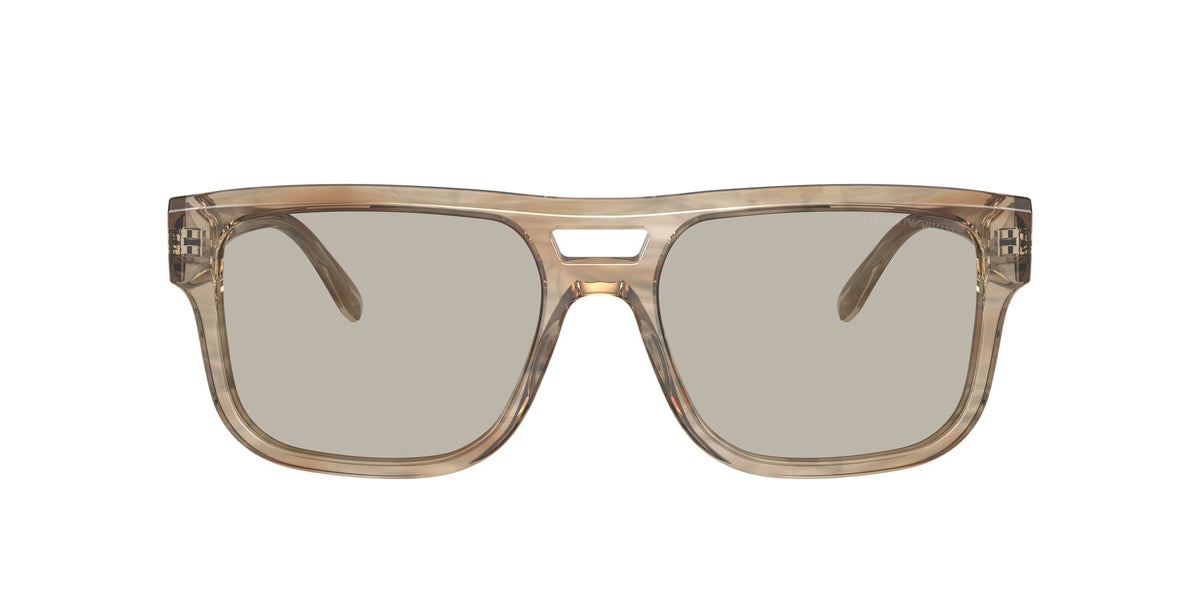 EA 4197F Emporio Armani  Striped Brown / Light Brown 57 57 / Polyamide Bio / Acetate / Acetate