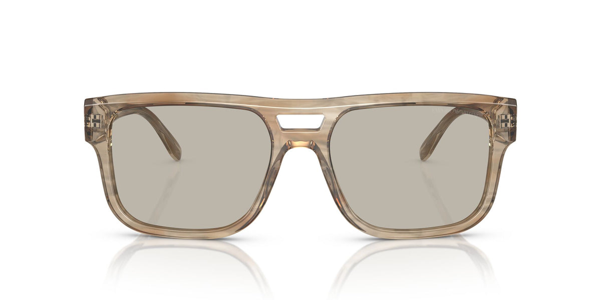 EA 4197F Emporio Armani  Striped Brown / Light Brown 57 57 / Polyamide Bio / Acetate / Acetate