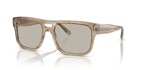 EA 4197F Emporio Armani  Striped Brown / Light Brown 57 57 / Polyamide Bio / Acetate / Acetate