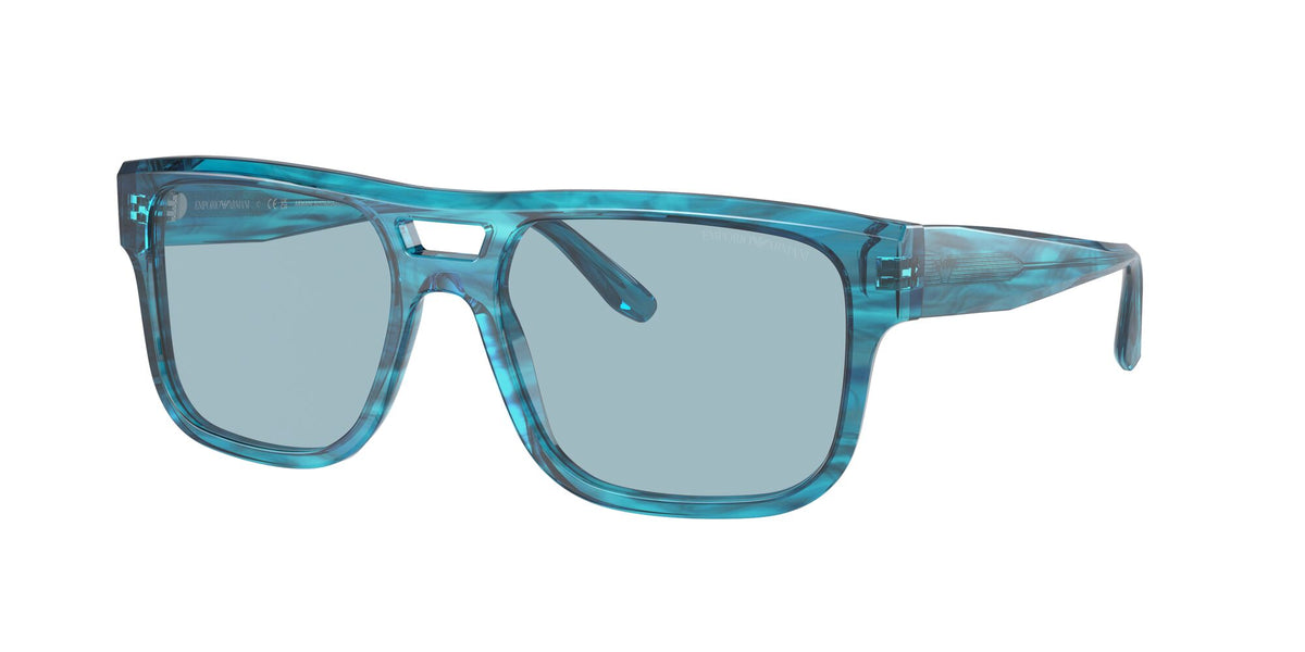 EA 4197 Emporio Armani  Striped Blue / Blue 57 57 / Polyamide Bio / Acetate / Acetate