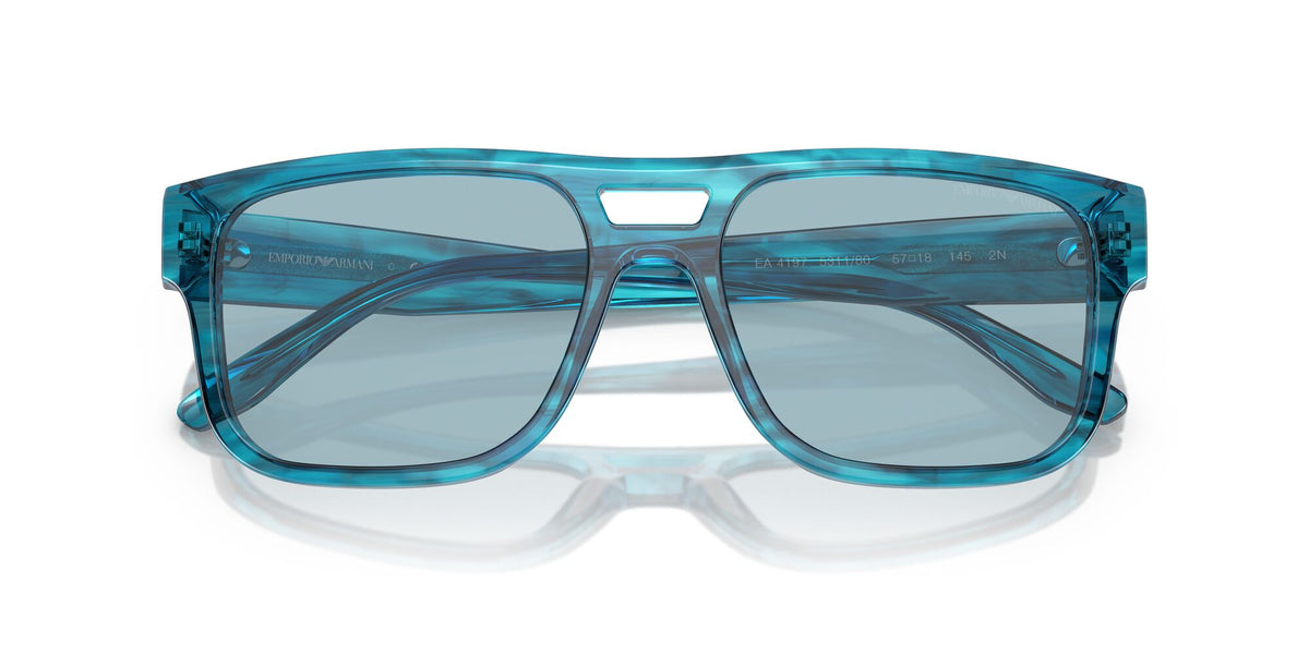 EA 4197 Emporio Armani  Striped Blue / Blue 57 57 / Polyamide Bio / Acetate / Acetate