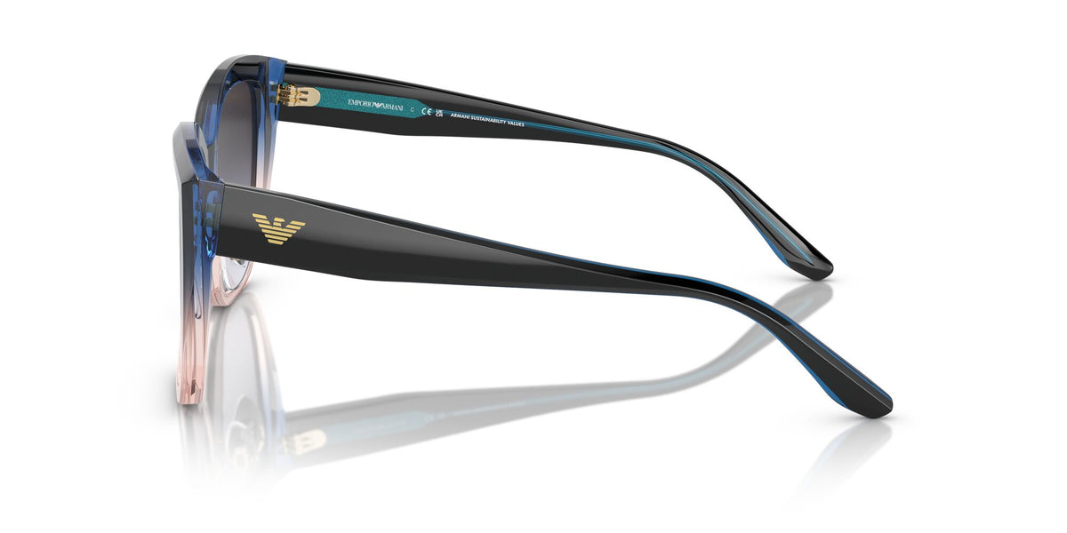 Emporio Armani  0EA4198F 59918G 57 Gradient Blue/Orange/ Gradient Grey 57 / Polyamide Bio / Acetate / Acetate