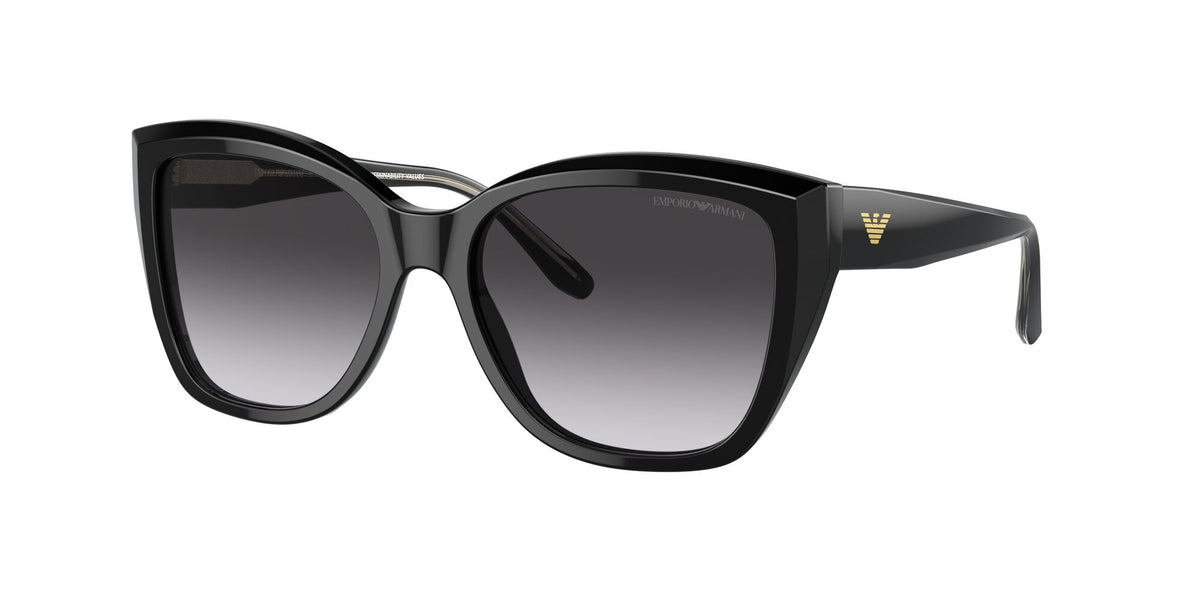 Emporio Armani  0EA4198 50178G 55 Black/ Gradient Grey 55 / Polyamide Bio / Acetate / Acetate