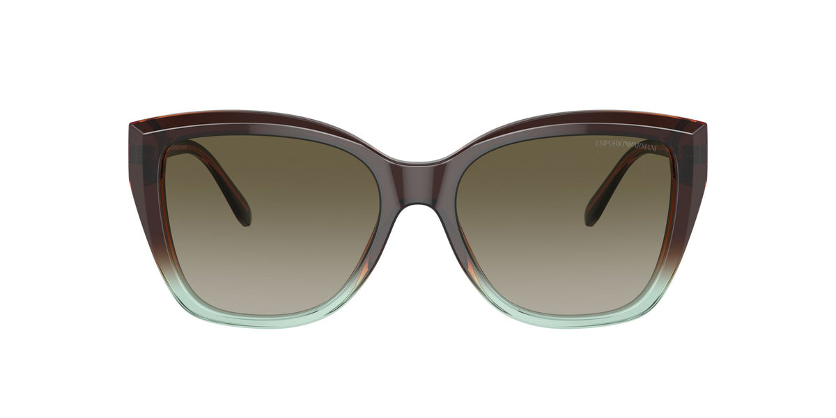 Emporio Armani  0EA4198 59898E 55 Gradient Brown/Green/ Gradient Green 55 / Polyamide Bio / Acetate / Acetate