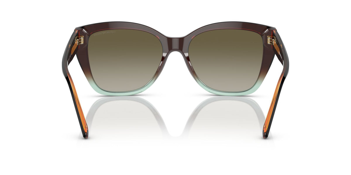 Emporio Armani  0EA4198 59898E 55 Gradient Brown/Green/ Gradient Green 55 / Polyamide Bio / Acetate / Acetate