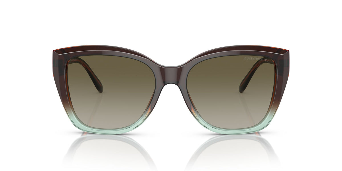 Emporio Armani  0EA4198 59898E 55 Gradient Brown/Green/ Gradient Green 55 / Polyamide Bio / Acetate / Acetate