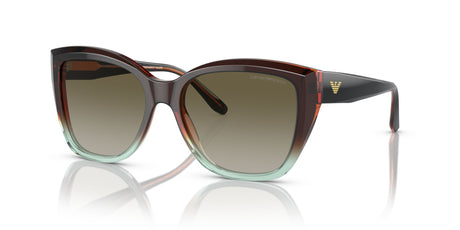 Emporio Armani  0EA4198 59898E 55 Gradient Brown/Green/ Gradient Green 55 / Polyamide Bio / Acetate / Acetate