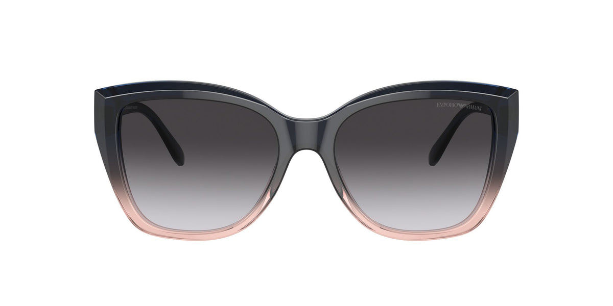 Emporio Armani  0EA4198 59918G 55 Gradient Blue/Orange/ Gradient Grey 55 / Polyamide Bio / Acetate / Acetate