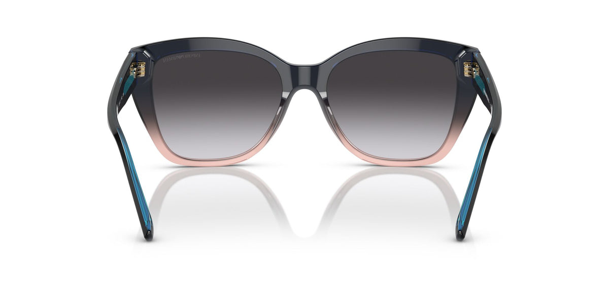Emporio Armani  0EA4198 59918G 55 Gradient Blue/Orange/ Gradient Grey 55 / Polyamide Bio / Acetate / Acetate